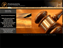 Tablet Screenshot of paragon-legal.com